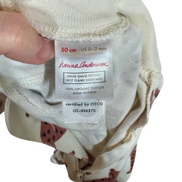 Set of 3: Hanna Andersson Baby 2-Way Zip Shortie Sleeper Waves, Sun, Cheetah - Picture 4 of 16